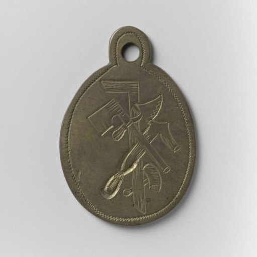 Carpenters', Masons', Plumbers', Stonemasons' and Pavers' Guild of 's-Hertogenbosch, guild medal by Jan van Summeren