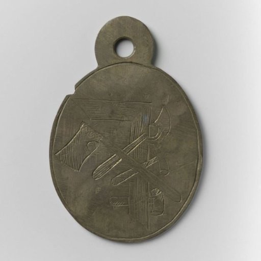Carpenters', Masons', Plumbers', Stonemasons' and Pavers' Guild of 's-Hertogenbosch, guild medal by Frans van Mosseveld