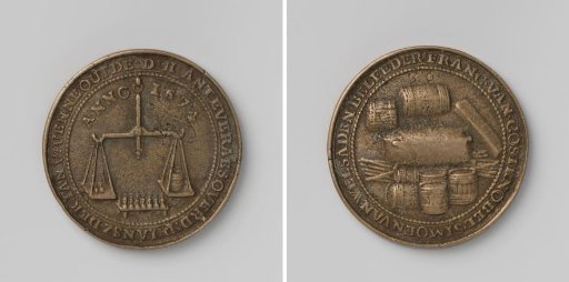 Balancing children's or weighmen's guild of Middelburg, guild medal no. 30