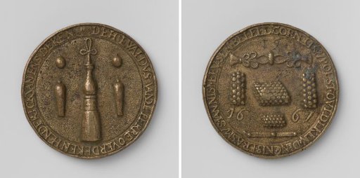 Lace-makers' guild of Middelburg, guild medal no. 19