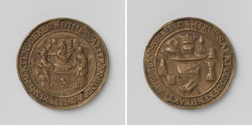 Silk Cloth Merchants and Stallholders' Guild of Middelburg, guild medal no. 19