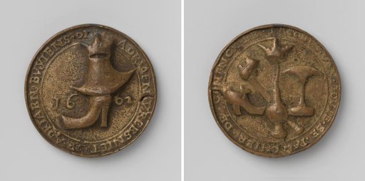 Middelburg Shoemakers', Tanners' and Leather Merchants' Guild, guild medal with no. 31
