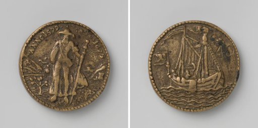 Shipwrights' Guild of Middelburg, guild medal no. 48