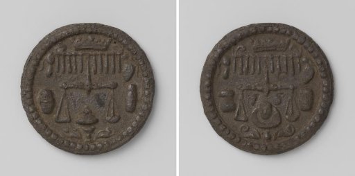 Guild of the Vettewariers of Middelburg, guild medal no. 75