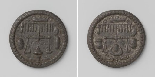 Guild of the Vettewariers of Middelburg, guild medal no. 182