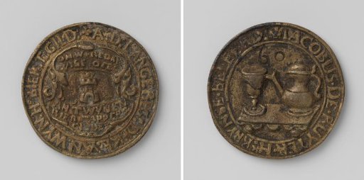 Guild Medal of the Wine and Beer Brewers' Guild of Middelburg, No. 60