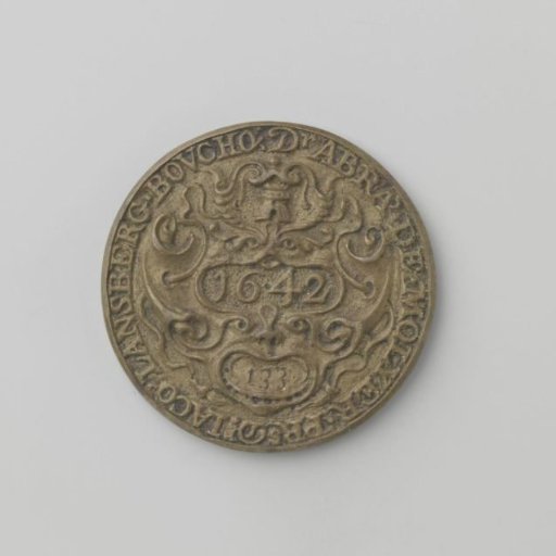Rhetoricians' chamber Het Bloemken Jesse in Middelburg under the motto "In minnen groeyende", membership medal no. 133