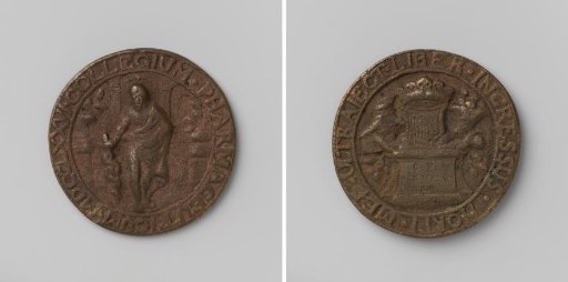 Collegium Medicum in Utrecht, access medal for the hortus medicus for C.F. Achtienhoven
