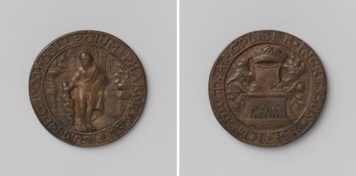 Collegium Medicum in Utrecht, admission medal for the hortus medicus for I. Keetell