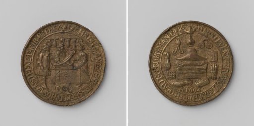 Silk Weavers' Guild of Vlissingen, guild medal no. 44