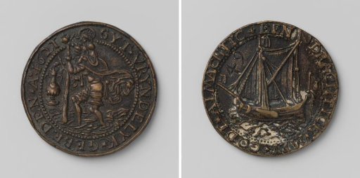 Boatmen's Guild of Vlissingen, guild medal no. 49