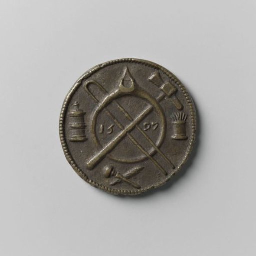 Shipwrights' Guild of Vlissingen, guild medal no. 90 and 41