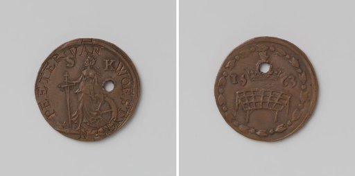 Antwerp Breechesmakers' Guild, guild medal by Peeter van Woestynen