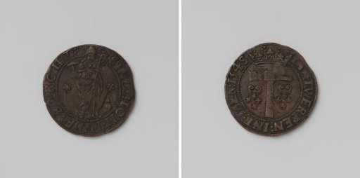 Guild medal of the Saint Eligius or Smiths' Guild in Antwerp.