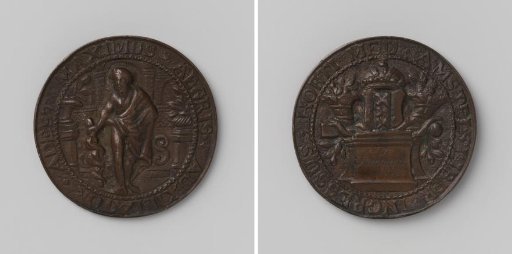 Collegium Medicum in Amsterdam, admission medal for the hortus medicus of J. Steenmeyer