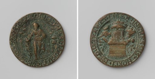 Collegium Medicum in Utrecht, access medal for the hortus medicus for J.C. Hartman