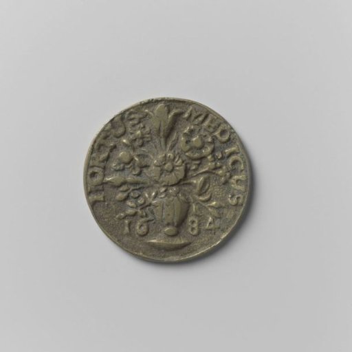 Collegium Medicum in Amsterdam, admission medal for the hortus medicus for pharmacy student J.J.L.
