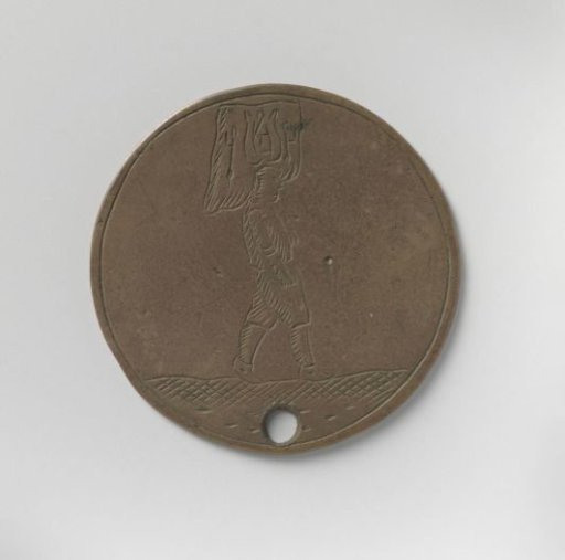 Korendragers- en -stortersgilde van Amsterdam, gildepenning van Henderick Eldersen van Amsterdam