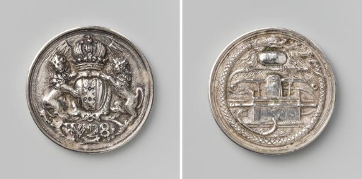 Amsterdam, fire hose medal of district 28