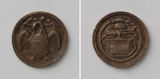Watergraafsmeer, fire hose medal with no. 14