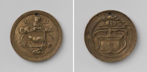 Beemster, fire engine medal with no. 18