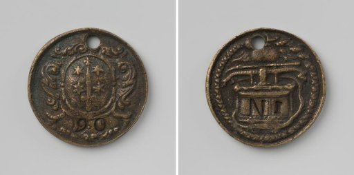 Haarlem, Fire Engine Medal of Engine No. 1 with No. 90