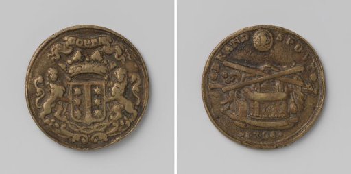 Gouda, Fire Engine Medal of Engine 1 with no. 42
