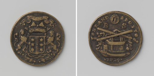 Gouda, fire hose medal with no. 11