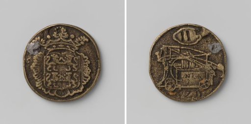 Westzaan, fire engine medal of engine 4 with no. 162, no. 11 and W.Z.D.
