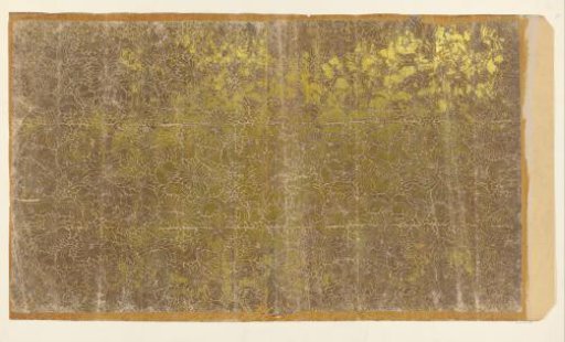 Sheet with a continuous all-over pattern of chrysanthemums (one of ten identical sheets)