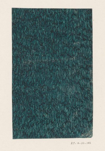 Veined starched paper in green