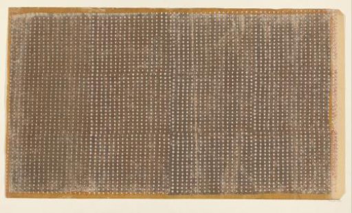 Sheet with a diamond pattern (one of eight identical sheets)