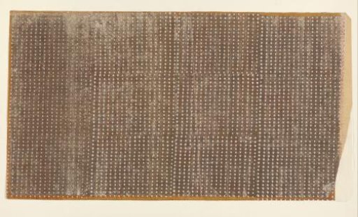 Sheet with a diamond pattern (one of eight identical sheets)