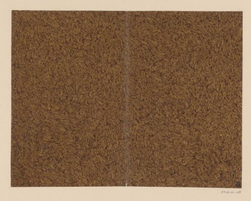 Veined starched paper in brown