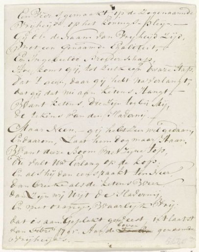 Orangist Verse, 1795