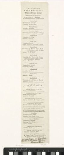 Preachers' notice Amsterdam 31 July 1796