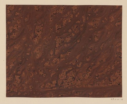 Root marble in black and brown