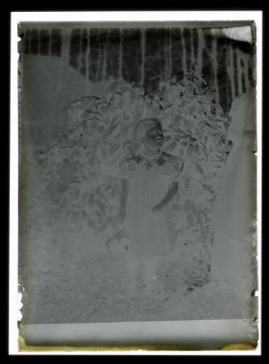 Girl in a garden