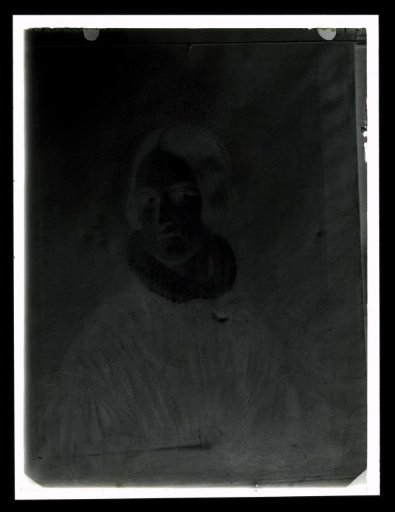 Photographic reproduction of a painted portrait of an Unknown Woman