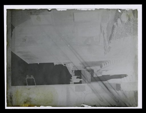 View of an Alley with Hanging Laundry