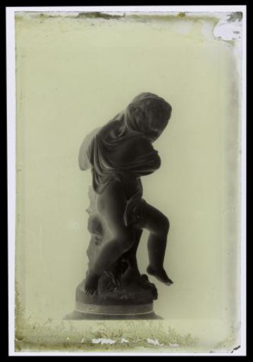 Photographic reproduction of a sculpture