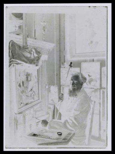 Laurens Lodewijk Kleijn in his studio