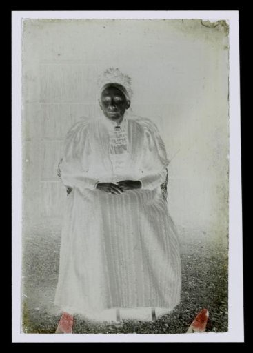 Portrait of an Unknown Woman, Seated in a Garden