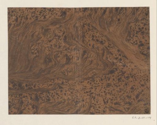 Root marble in black and brown