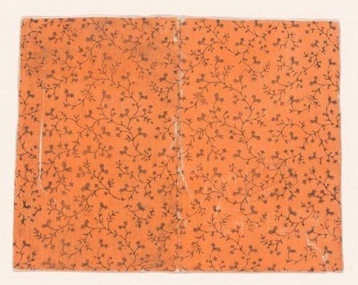 Sheet with a pattern of vines