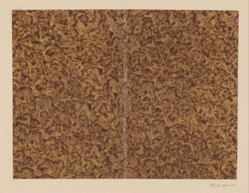 Veined starched paper in brown