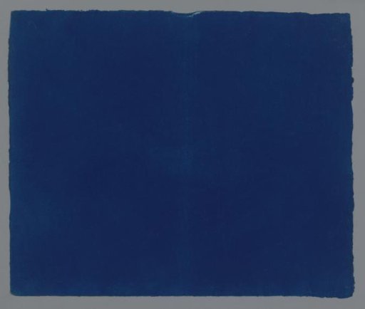 Plain blue paper