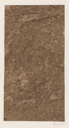 Veined starched paper in brown