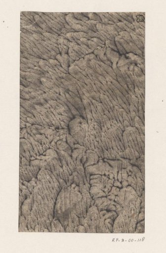 Veined starched paper in black