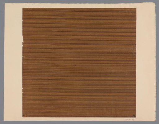 Brushed starched paper in brown
